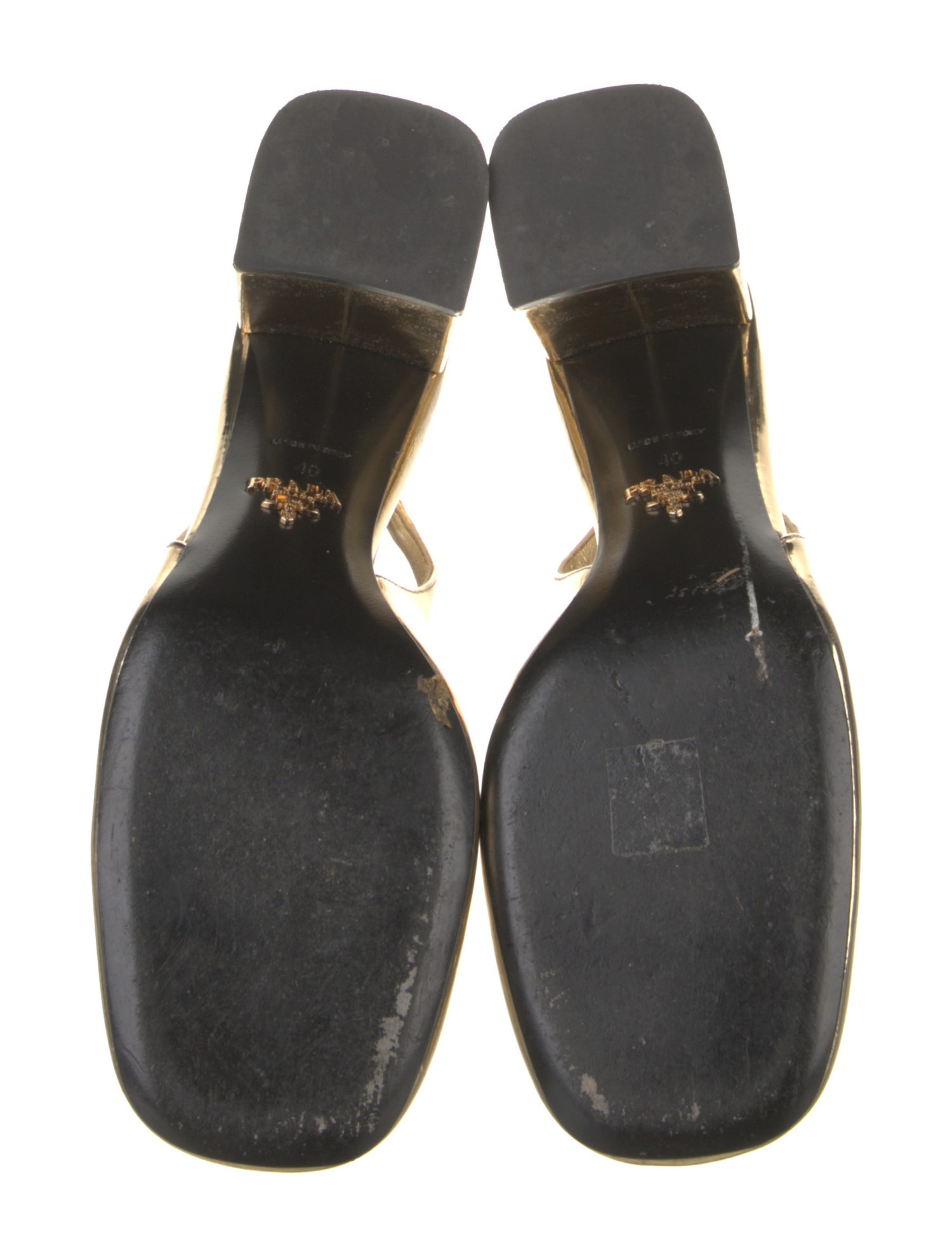 Prada Patent Leather Slingback Pumps